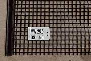 Maschenweite 25,0 mm Draht 5,0 mm Quadratmasche Federstahldraht passend für Metso Siebmaschine S3.7 uns bekanntes Maß Spa 1495 x FL 1220 mm