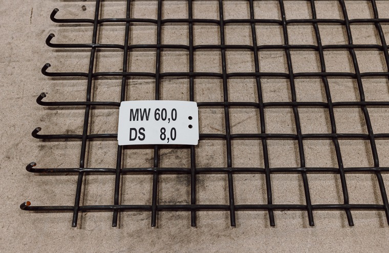 Maschenweite 60,0 mm Draht 8,0 mm Quadratmasche Federstahldraht passend für Metso Siebmaschine S2.5 uns bekanntes Maß Spa 1340 x FL 1220 mm